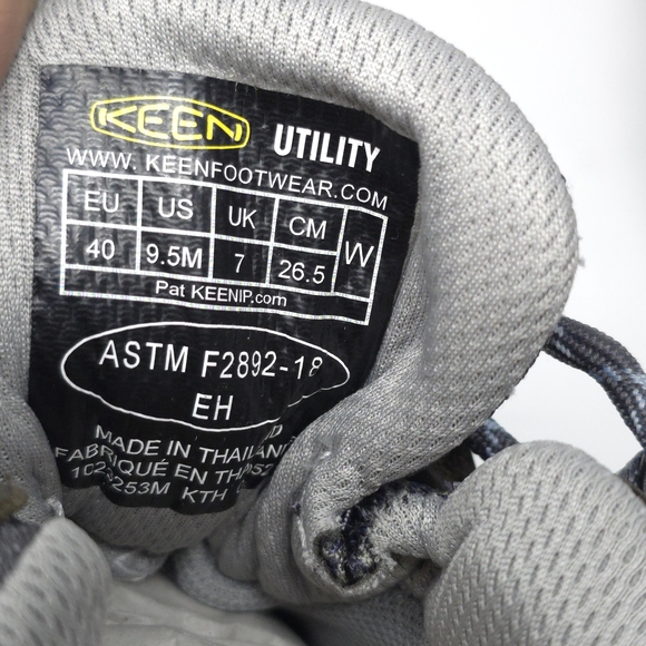 Keen Dark Gray and Black Outdoor Shoes 9.5 - Picture 11 of 11